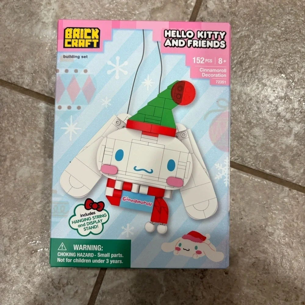 Hello Kitty Brick Craft Building Set Cinnamoroll NEW Christmas Elf Santa